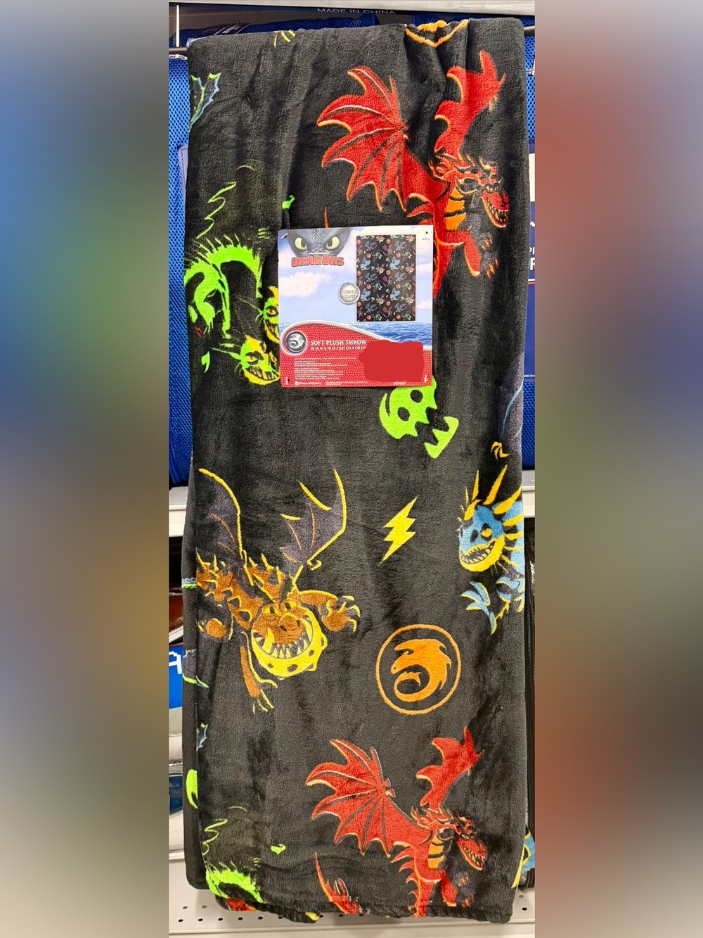 how to train your Dragon blanket plush blanket throw
